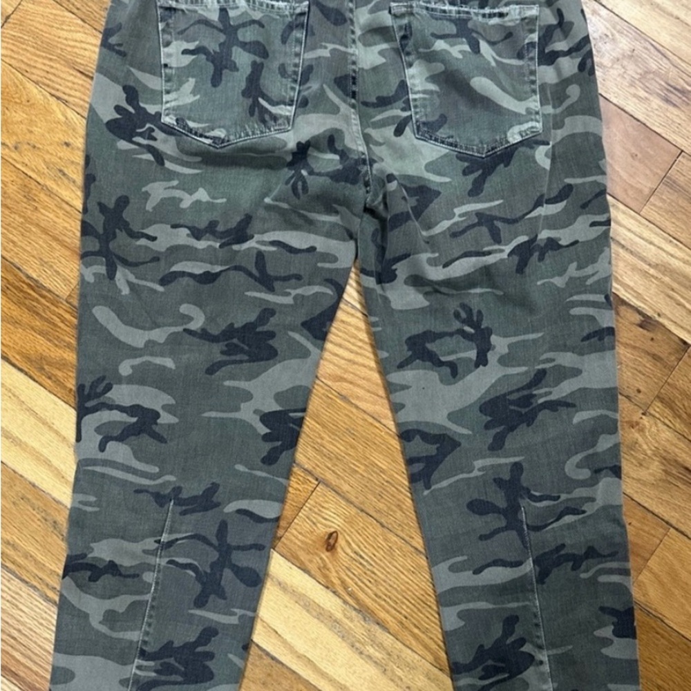 AMO cotton camo print trousers - Picture 6 of 6